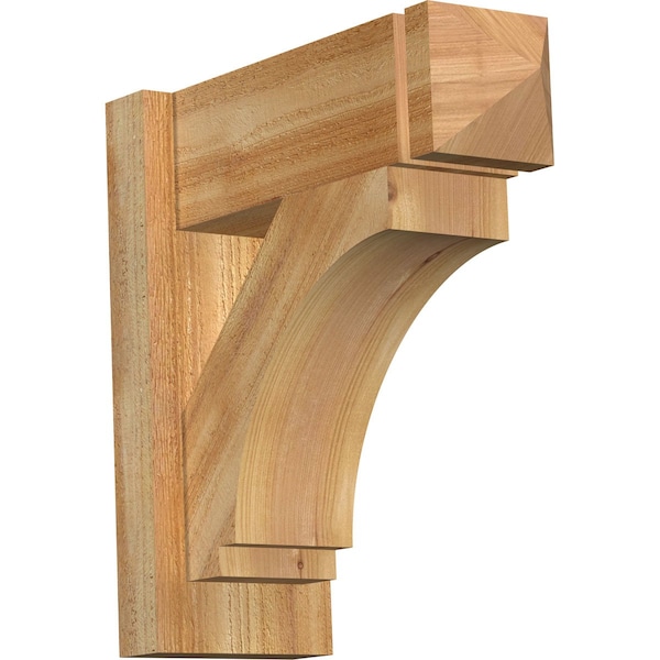 Ekena Millwork Imperial Rough Sawn Arts and Crafts Outlooker, Western Red Cedar, 6"W x 16"D x 16"H OUT06X16X16IMP03RWR - main